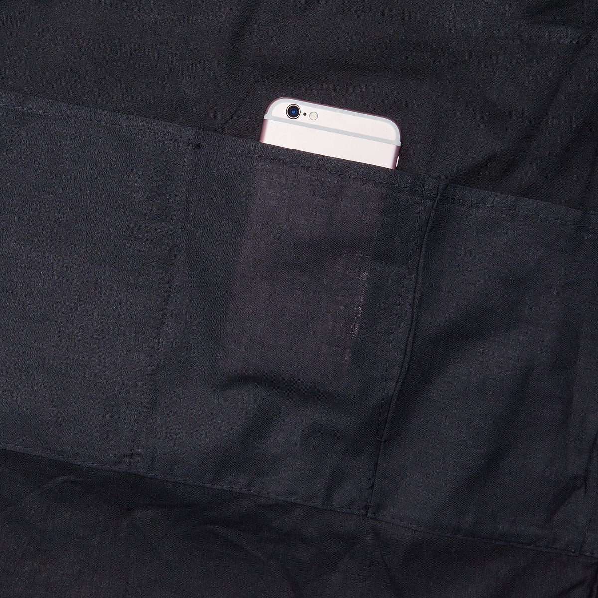 Adjustable Black Tote Bag